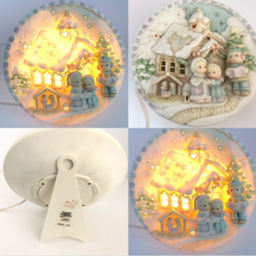 Precious Moments Sugar Town 3-D Lighted Plate #150304 - $78.71