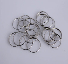 2000PCS 11mm Chrome Plated Chandelier Beads Faceted Ball Connector Steel Ring - $15.90
