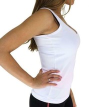 W Sport Women's Athletic Work Out Gym Fitness White Tank Top Shirt - M image 2