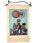 2002 MEGA MAN Video Game 15th Anniversary Canvas BANNER 14.5&quot;x24 Capcom ... - $24.99