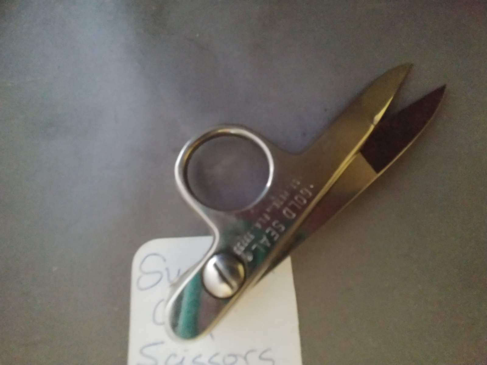 Vintage 4.5" Gold Seal Scissors Sunbrand Corporation ST. PETE FL. USA