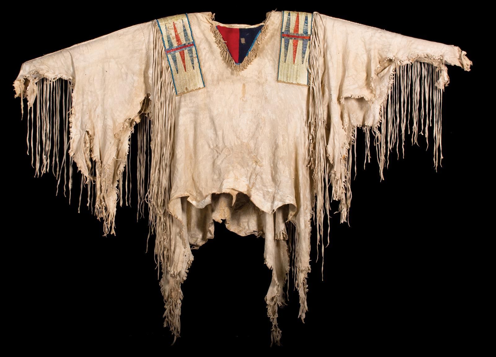 buckskin war shirt