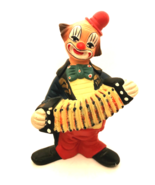 Norleans Vintage Clown Figurine Playing the Accordian Musician Made in P... - $13.86