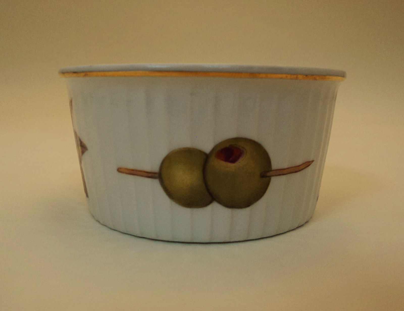 Vintage Royal Worchester Evesham Gold Porcelain Ramekins Custard Cups