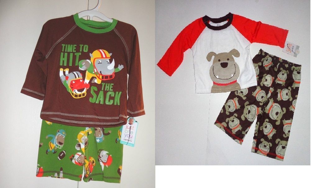 Carter/'s Just One You Girls Cow 3 Piece Pajamas 12M-5T NWT