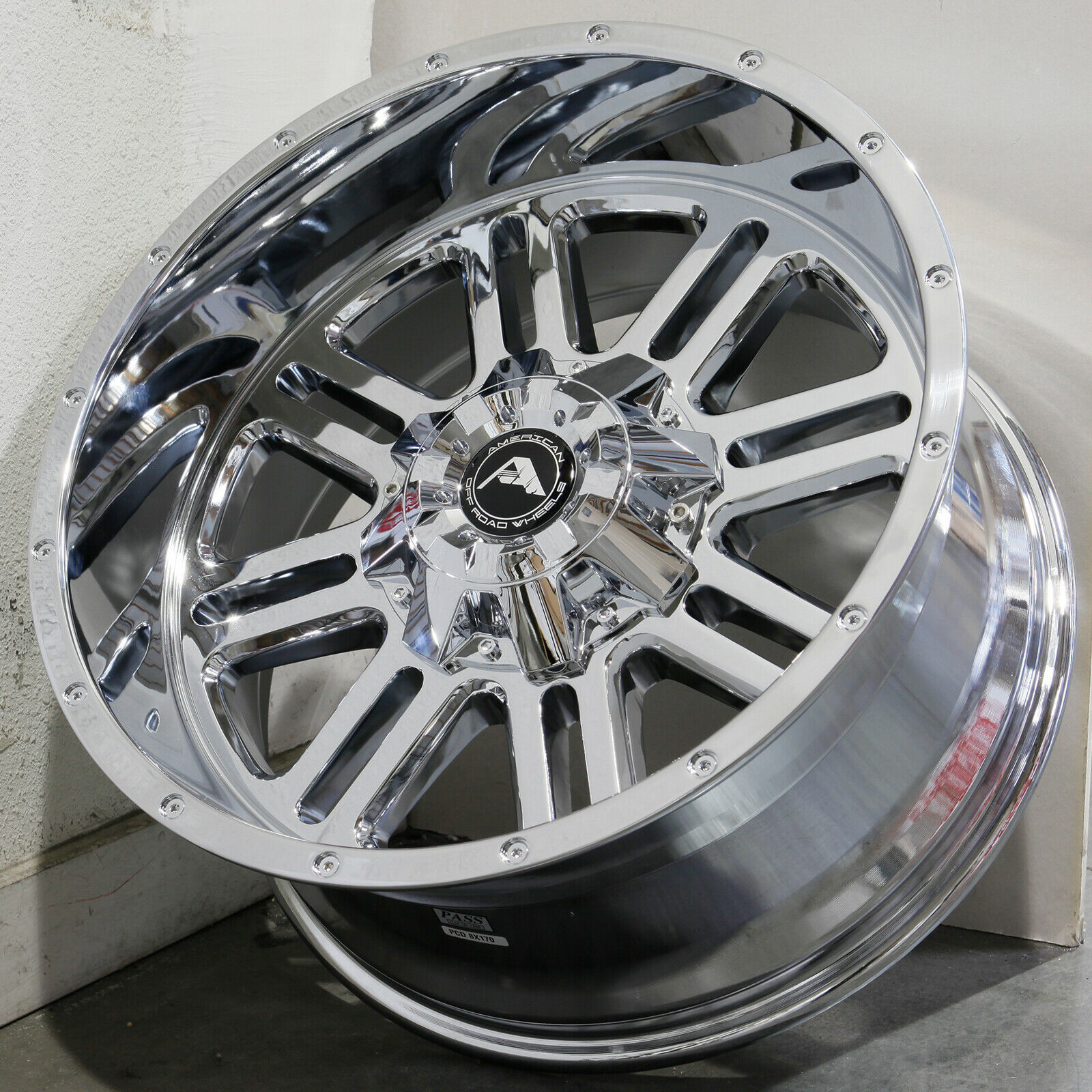 One 20x10 Ameican OffRoad A106 5x135 24 Chrome Wheels Rims Wheels