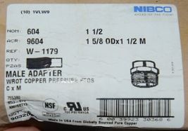 Nibco 9032000 Wrot Copper 1-1/2 Inch Male Adapter Pressure Fittings image 4