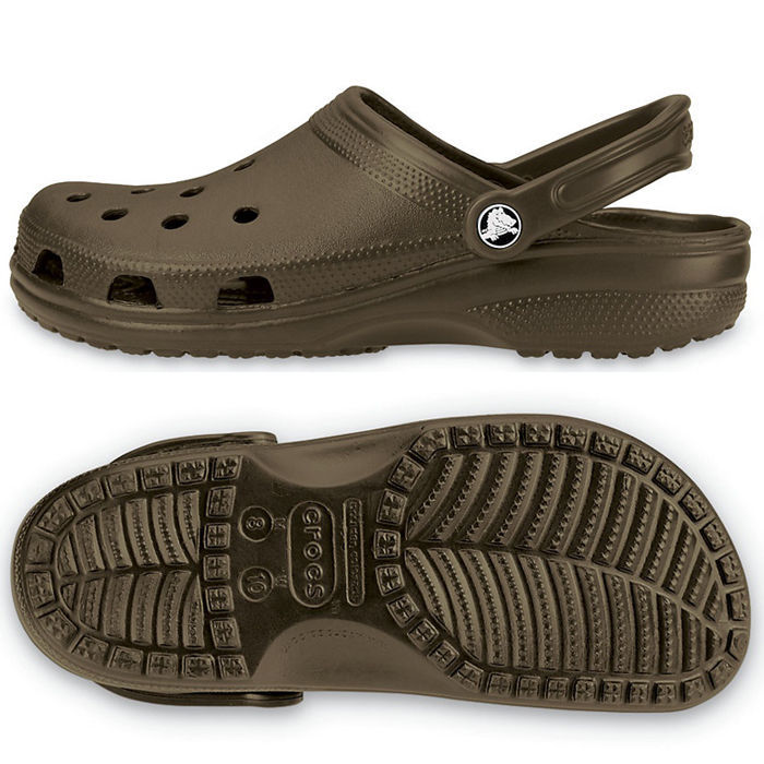 Crocs Classic Clogs Sandal Summer Water Shoes Adult Unisex Chocolate ...
