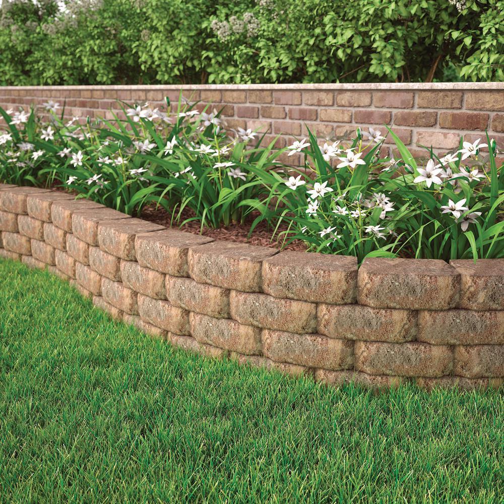 Pavestone Retaining Wall Block Textured Red (144 Pieces/ 46.6 Sq. ft ...