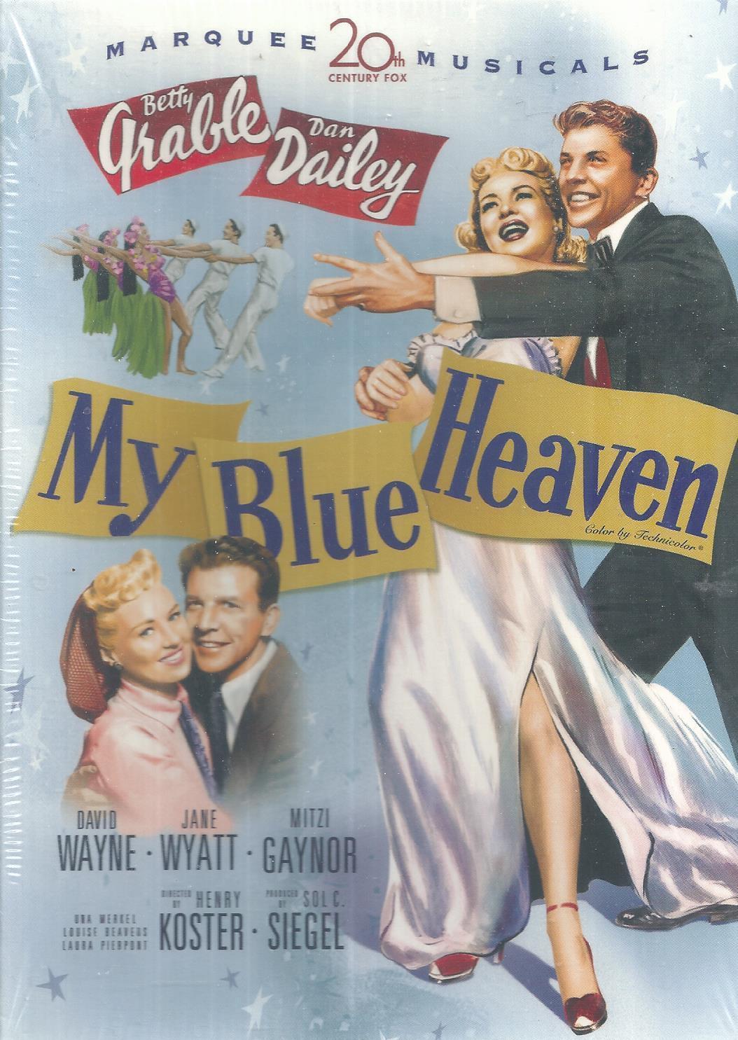 My Blue Heaven Dvd New Betty Grable Dan Dailey Jane Wyatt 1950 Dvd