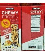 2 PACK  KIRKLAND CHEWY PROTEIN BARS PEANUT BUTTER &amp; SEMISWEET CHOCOLATE ... - $50.49