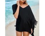 Rough swimwear swim suit cover ups tunic women summer beach top white cotton shirt thumb155 crop