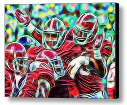 Framed Alabama Crimson Tide Football 9X11 Art Print Limited Edition w/si... - $18.71