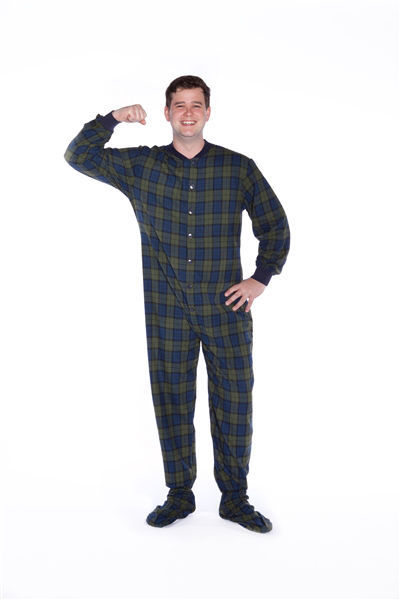 Adult Mens Footed Pajamas 47