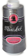 Maxi Lock All Purpose Thread Dark Grey 3000 YD Cone  MLT-018 - $6.29