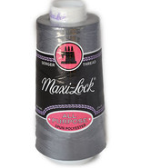 Maxi Lock All Purpose Thread Dark Grey 3000 YD Cone  MLT-018 - $6.29