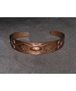 Vintage Copper Navajo Peyote Birds Cuff Bracelet - $49.97