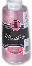 Maxi Lock All Purpose Thread Roseate 3000 YD Cone  MLT-058 - $6.29