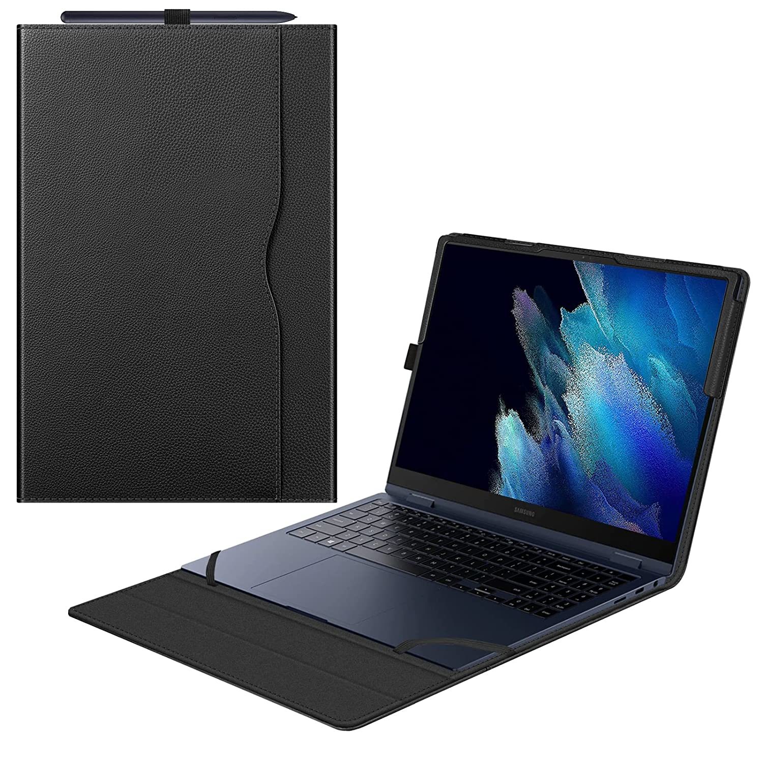 thumbnail image 2 of Buy Galaxy Book Pro 360 S Pen Tips Replacement For Samsung Galaxy Book Pro 360, Book2 Pro 360 Stylus Pen (Without Bluetooth) For 2-in-1 Laptop, 13.3" /15.6" Stylus Pen(Black) Online At 2 of 12