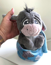 Disney Parks Baby Eeyore in a Pouch Blanket Plush Doll image 3