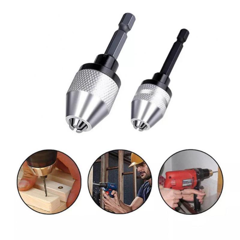 Drill Chuck Keyless Screwdriver Impact Driver Adaptor Electric Micro Motor Clamp Cell Phone