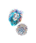 Lion Patches Heat Transfers Iron On Stickers For Clothes Coats S Jackets... - $16.99