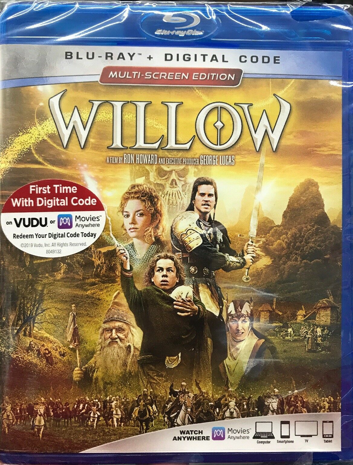 Willow Starring Val Kilmer, Joanne Whalley Blu-ray + Digital Code NEW ...