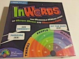 Inwords Spiral Insight Word Team Funny Game Factory Sealed New Xmas Gift... - $14.10