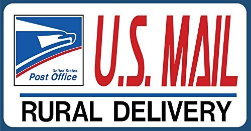 Image of U.S. Mail Delivery Decal Sticker Sign. Rural Delivery Carrier Sticker USPS - ...