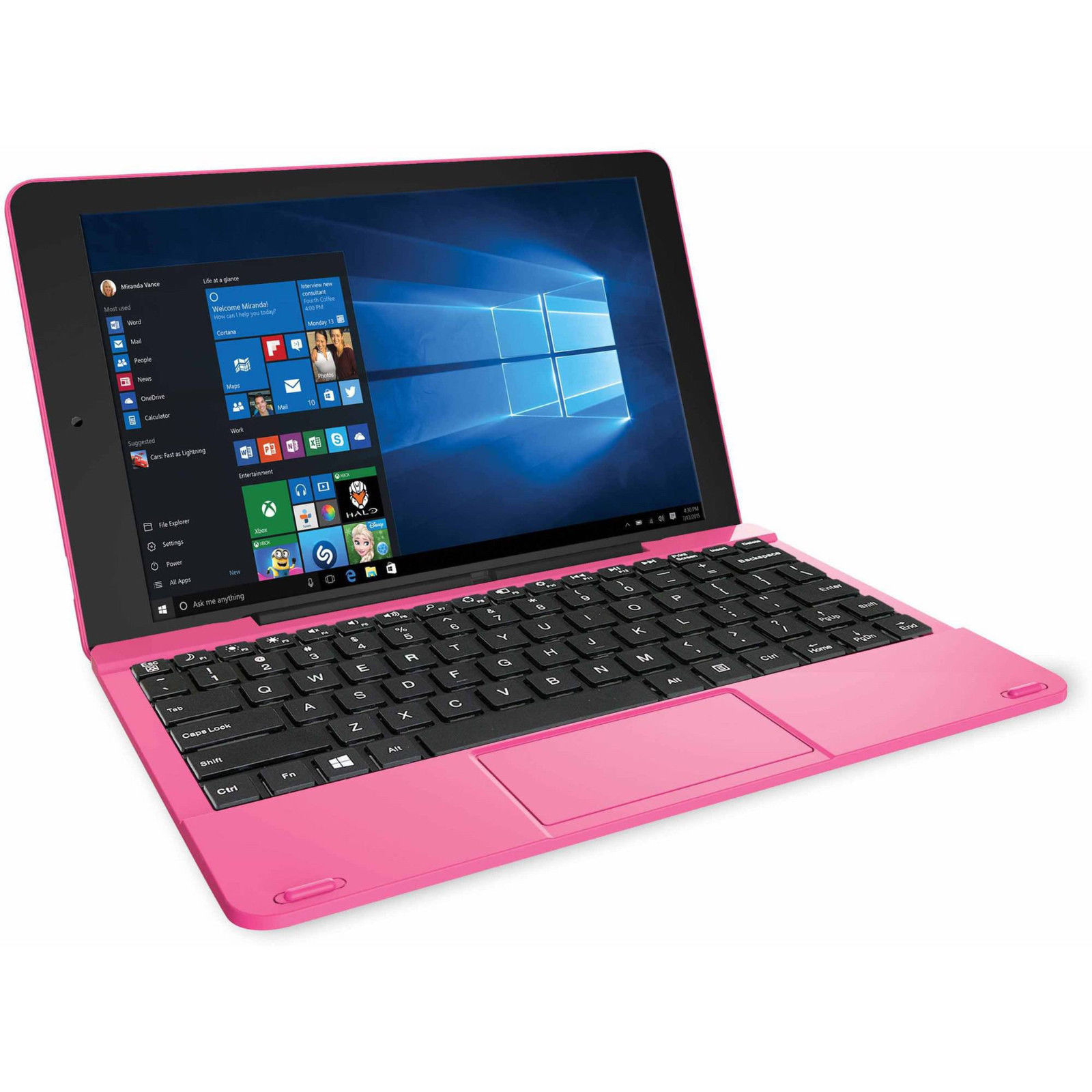 Laptop Tablet Combo 10.1" 2in1 32GB Touch screen cam Windows 10