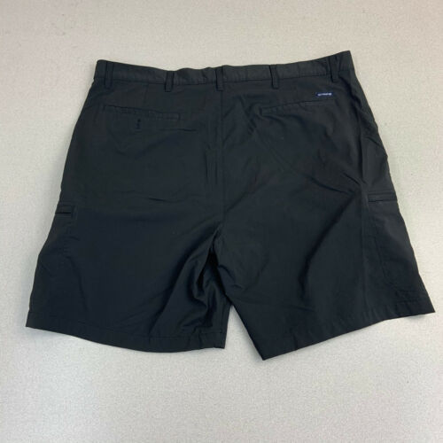 Chaps Golf Shorts Mens 42 Black Flat Front Zip Pockets Stretch Athletic Shorts - Shorts