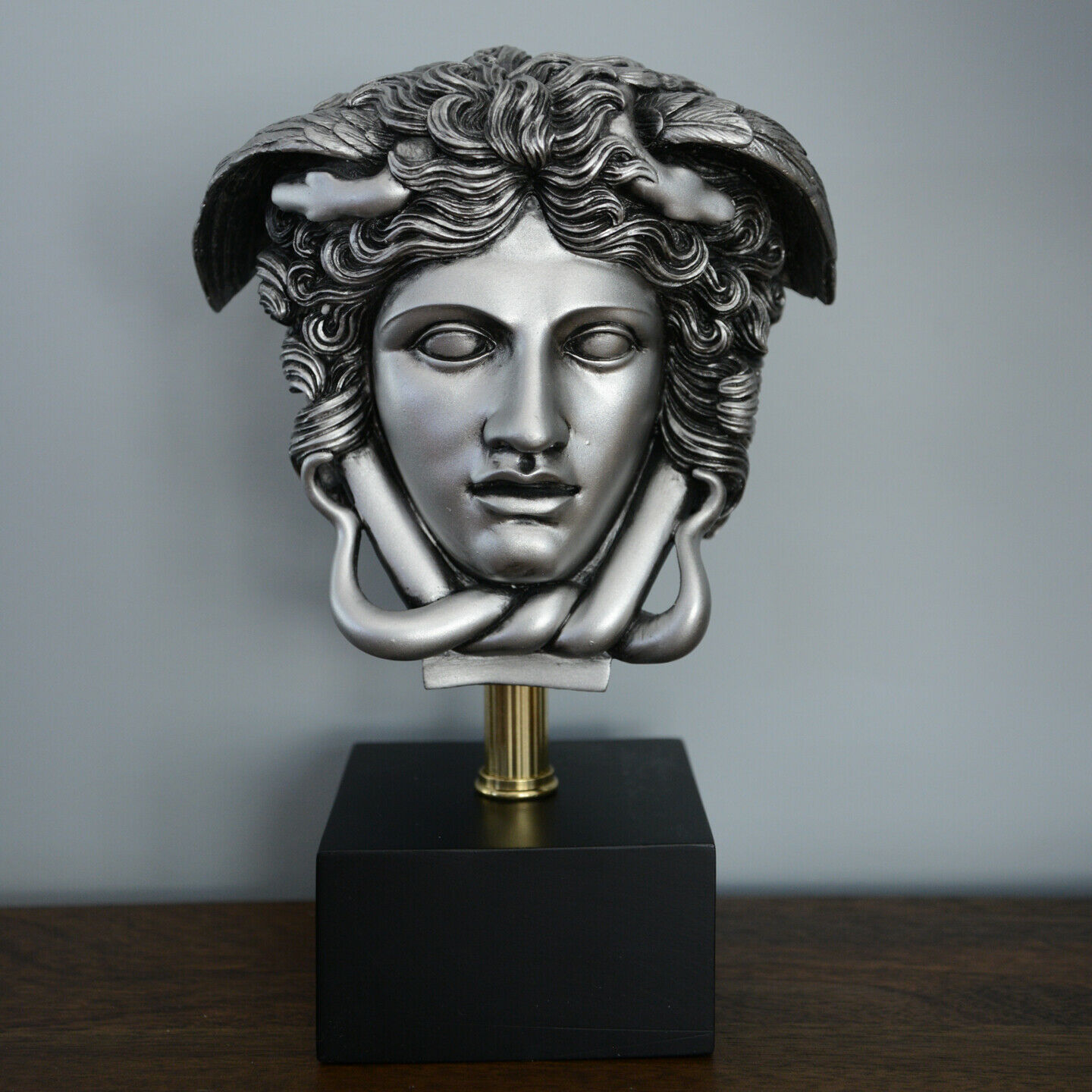 Medusa Bust Head Greek Roman Versace Statue Sculpture 11" Replica