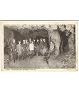 1927 Vintage Post Card, Black &amp; White Photo of Women in Mammoth Cave, Ke... - $9.75