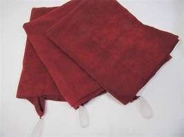 JCPenney Solid Red Beveled Glass Beaded 3-PC 40 x 23 Ascot Valance Set(s) - $39.00