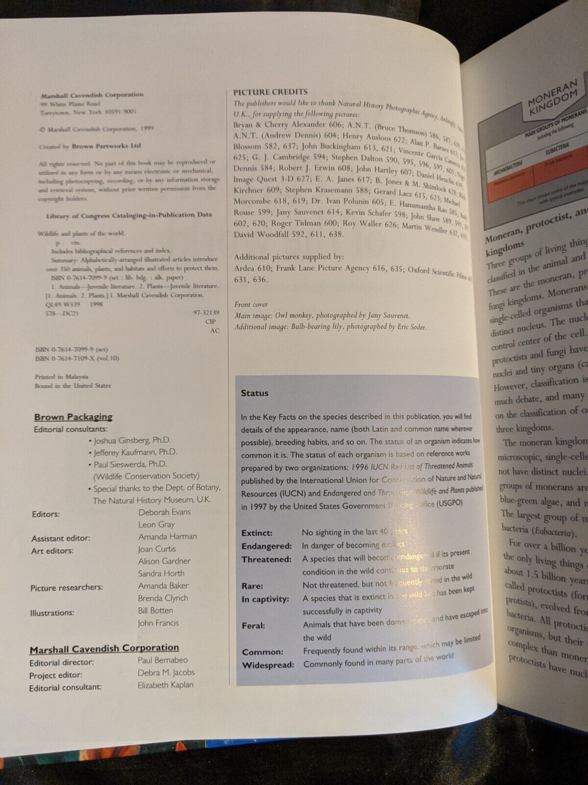 Wildlife and Plants of the World by Marshall Cavendish Corporation