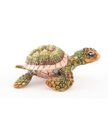 Copper Sea Turtle Fish Jewelry Trinket Box Decoration Collectible #MCK11 - $48.17