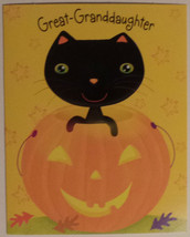 Greeting Halloween Card Great-Granddaughter &quot;Hope you have a treat-fille... - $1.50