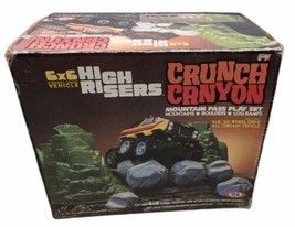 Vintage Ideal 1983 Crunch Canyon Mountain Pass Play Set. Original Box. 48044