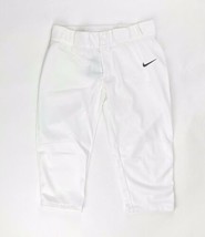 Nike Stock All Out Softball Game 3/4 Pant Performance Women's M White 553208 - $44.55