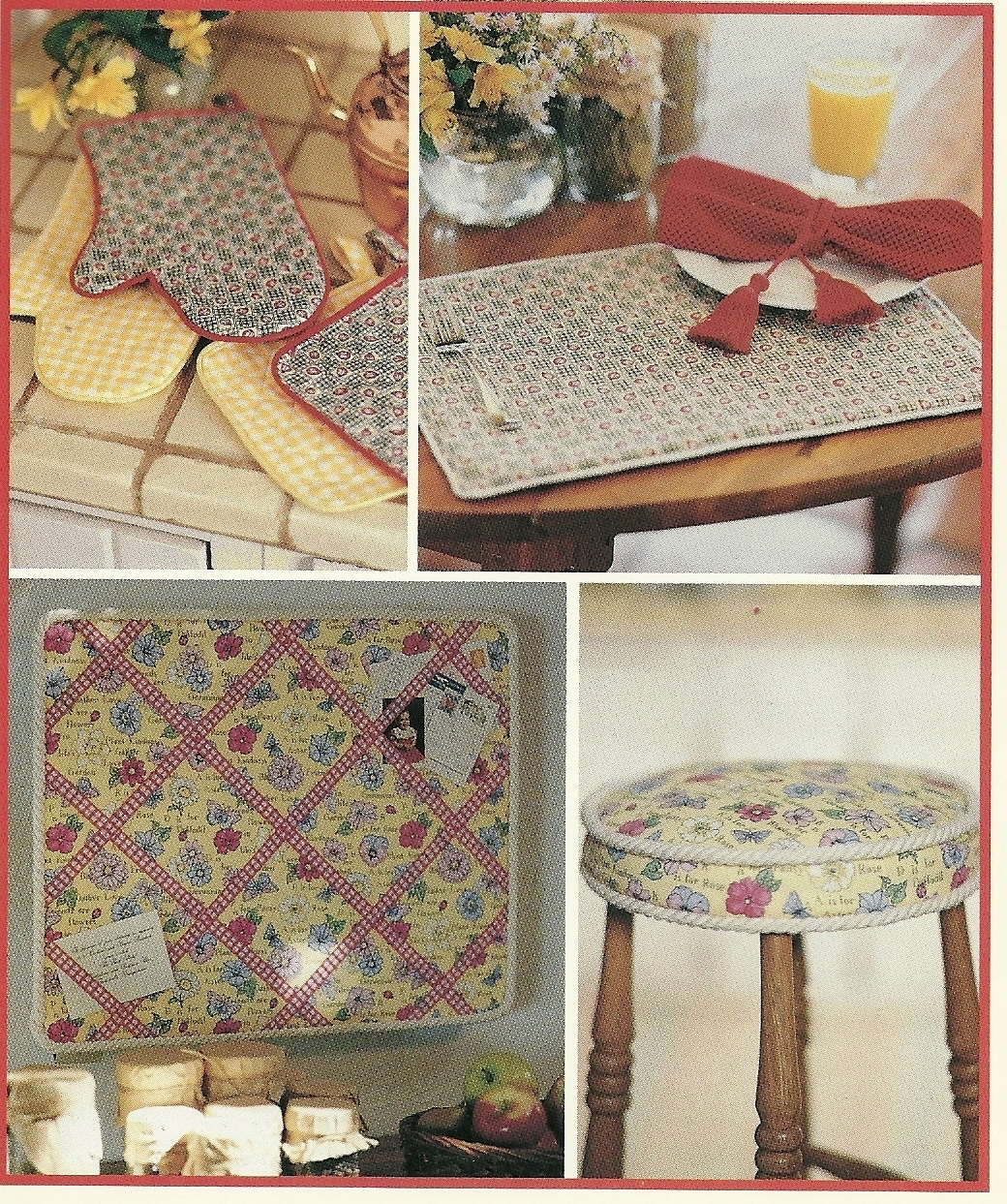 McCall's Sewing Pattern 654 Home Decor Kitchen Essentials New Uncut