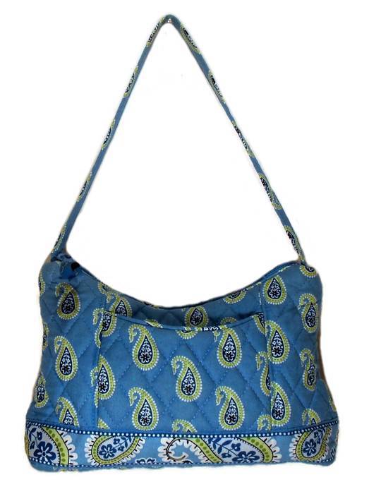 Vera Bradley Retired Bermuda Blue Small Molly Handbag 2005 - Handbags ...