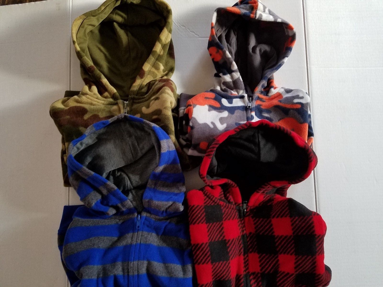 Cherokee Infant Boys Hooded Jacket Windbreaker Blue or Black Sizes 18M 4T 5T NWT
