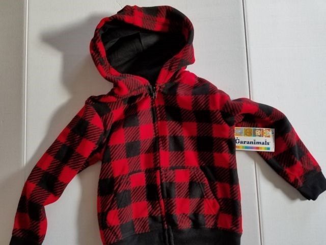 Cherokee Infant Boys Hooded Jacket Windbreaker Blue or Black Sizes 18M 4T 5T NWT