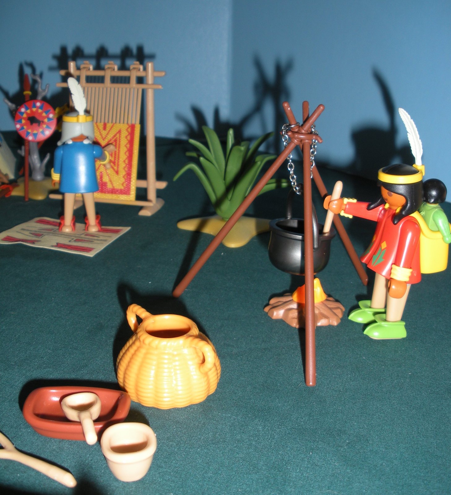 Vintage Playmobil 3733 Indian Camp 99.9. COMP with Box/EXCEXC+++! (A