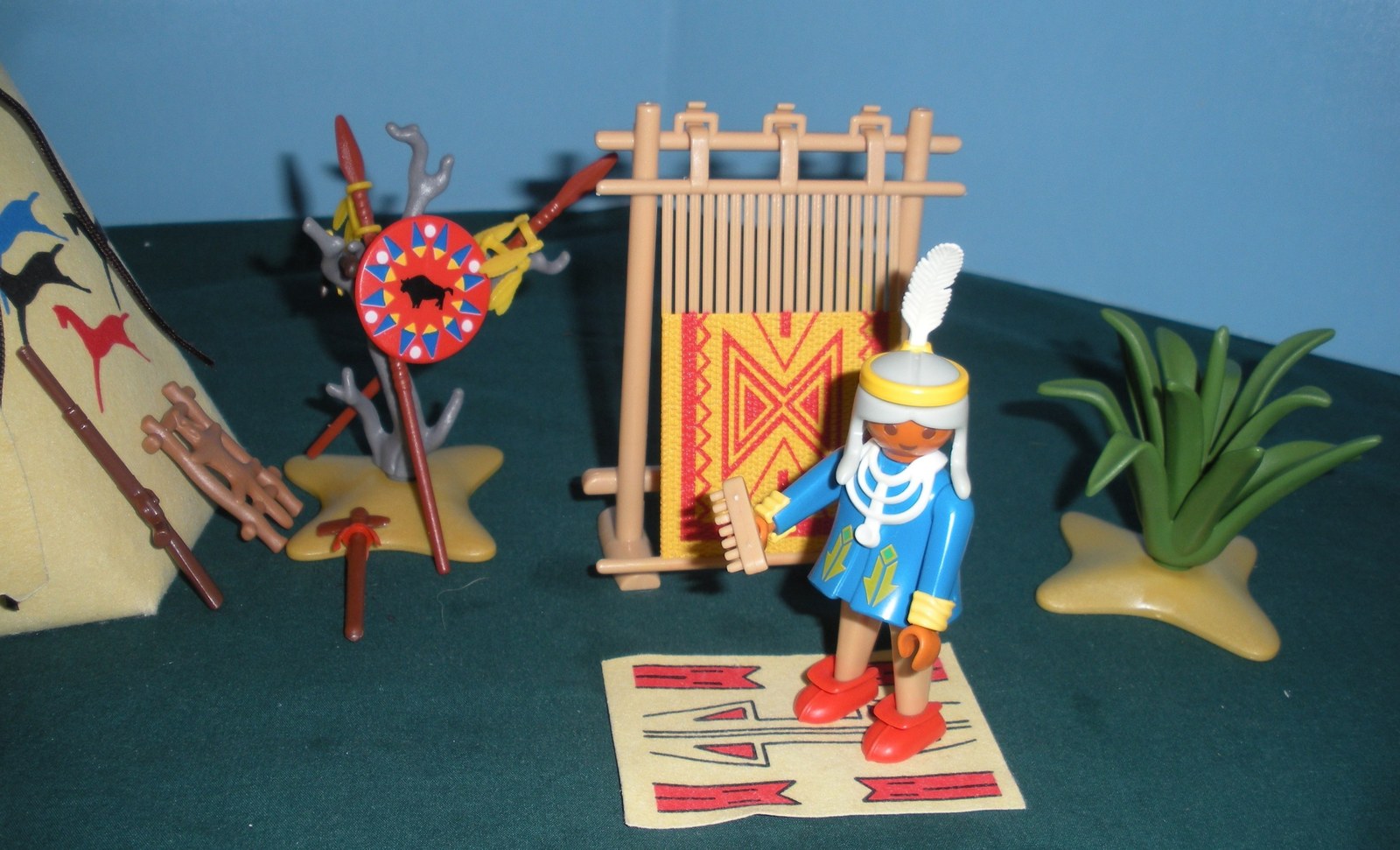 Vintage Playmobil 3733 Indian Camp 99.9. and 14 similar items