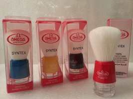Omega Shaving Brush # 90018 Syntex 100% Synthetic Multicolored - $10.77