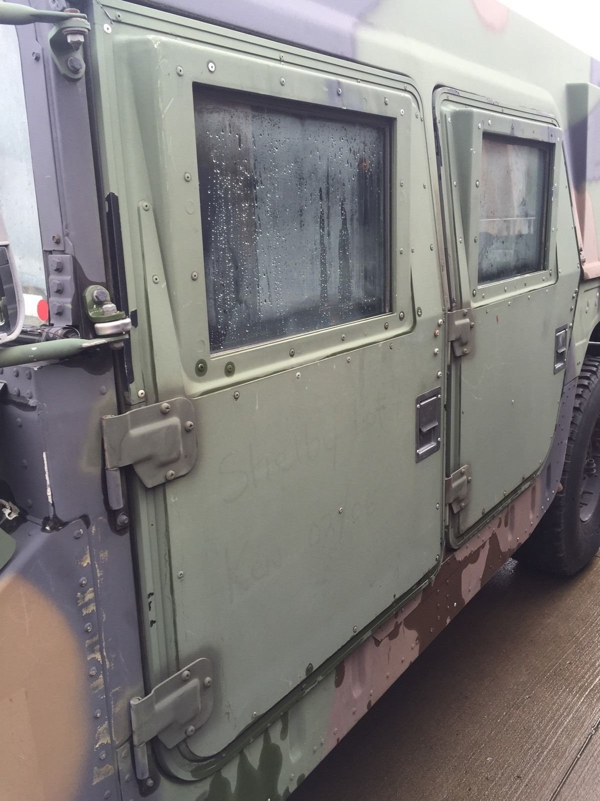 Steel Door Skins for M998 Military Humvee X-Doors - HMMWV Hard Doors ...