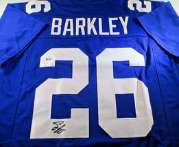 Saquon Barkley / Autographed New York Giants Custom Football Jersey / Beckett - $149.50