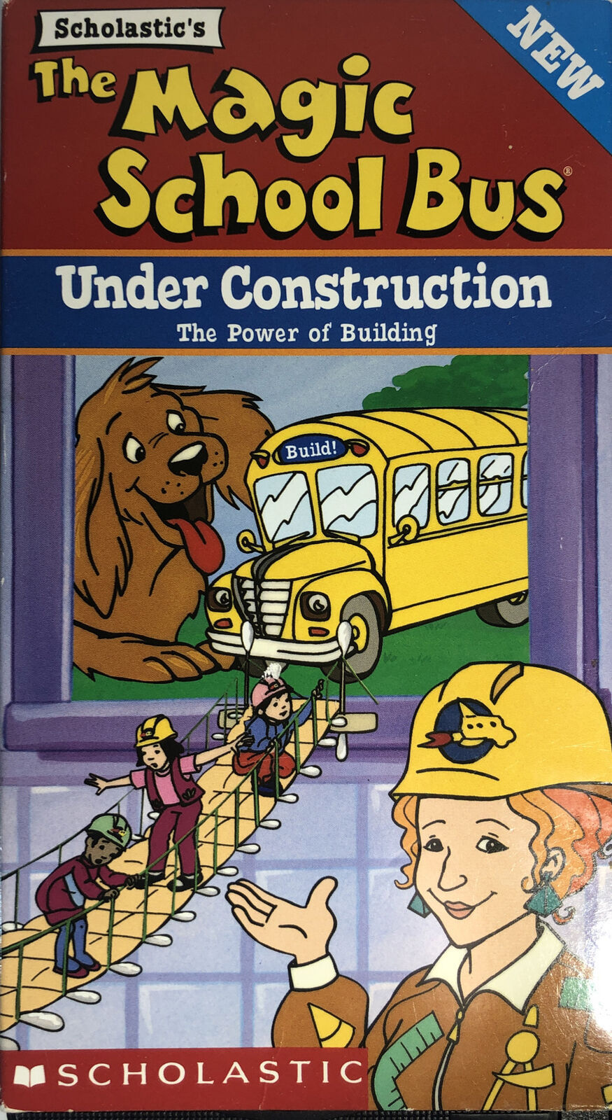 Magic School Bus,Under Construction(VHS, 2000)TESTED-RARE VINTAGE-SHIPS ...