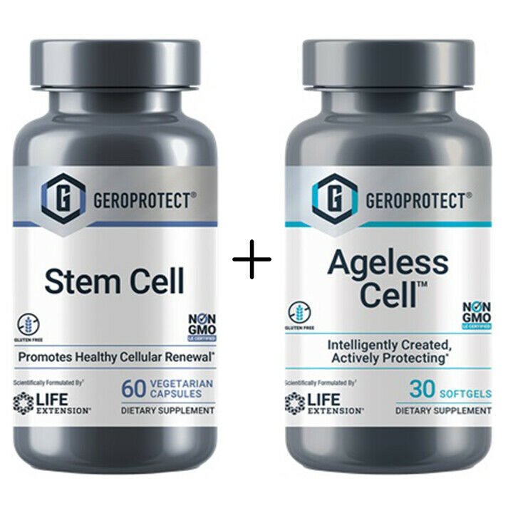 Geroprotect Stem Cell PLUS GeroProtect Ageless Cell. Restore Youthful Cells
